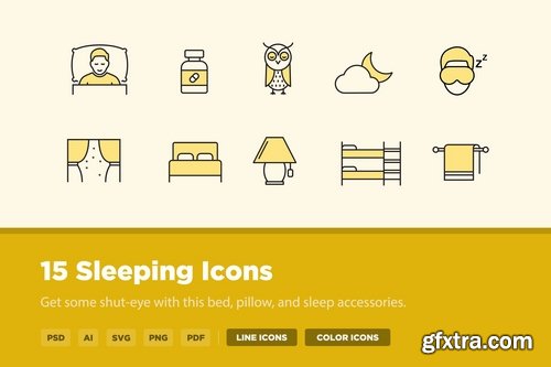 15 Sleeping Icons