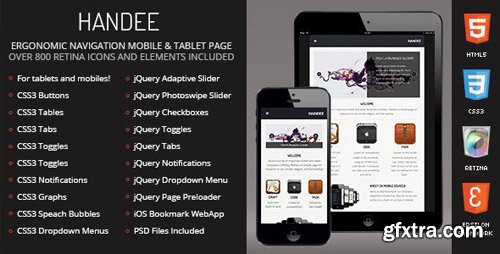 ThemeForest - Handee - Mobile Template (Update: 6 February 17) - 5151206