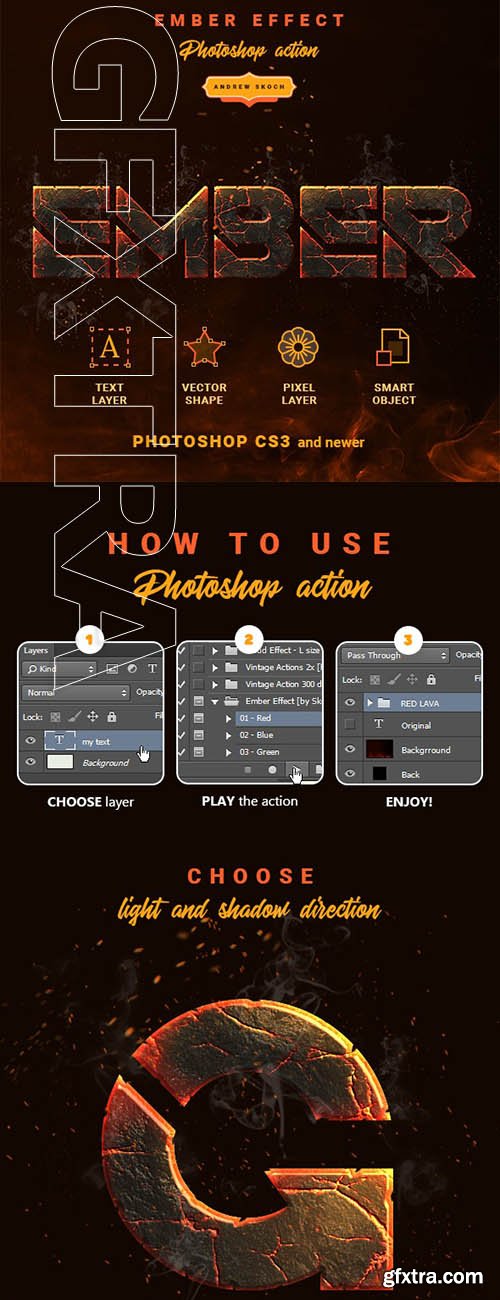 GraphicRiver - Ember Effect - Photoshop Action 24195902