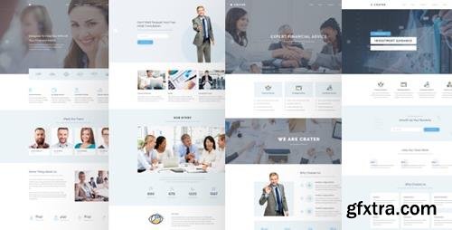 ThemeForest - Crater v1.0 - Business & Financial PSD Template - 24119783