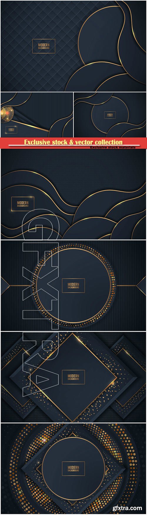 Dark gold background with overlap layer