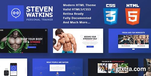 ThemeForest - Gym Trainer v1.0 - Personal Gym Trainer & Nutrition Coach Site Template - 19334980