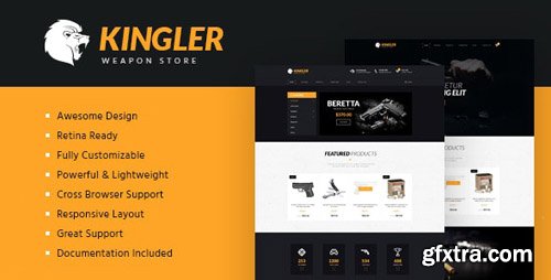 ThemeForest - Kingler v2.0 - Weapon Store & Gun Training Template - 19757433