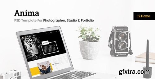 ThemeForest - Enima v1.0 - Photographer, Studio & Portfolio PSD Template - 24102692