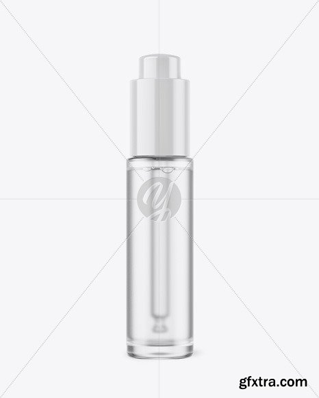 Frosted Dropper Bottle Mockup 46876