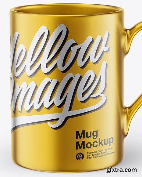 Metallic Mug Mockup 46656