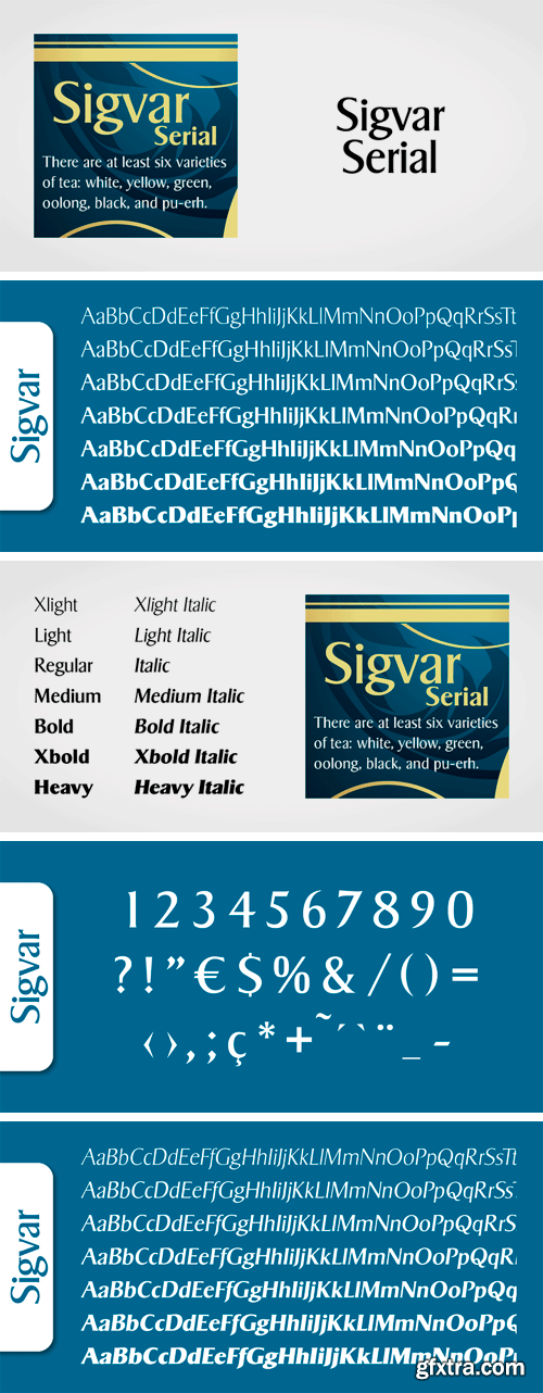 Sigvar Serial Font Family