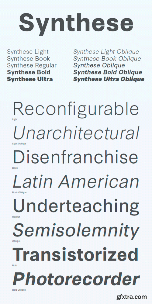 Synthese Font Family