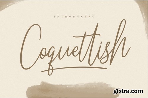 Coquettish Handwritten Script Font