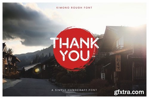 Kimono - Japanese Display Typeface