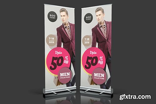 Men's Fashion Roll Up Banner