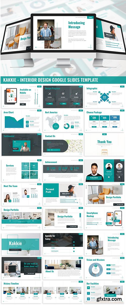 Kakkie - Interior Design Google Slides Template