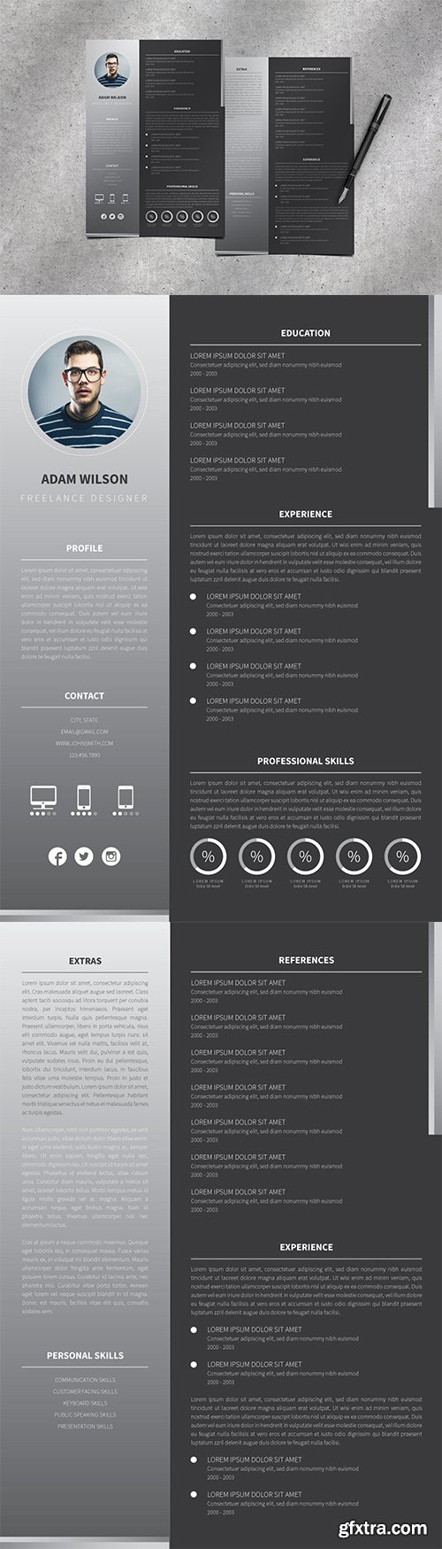 Resume CV Template - Pro