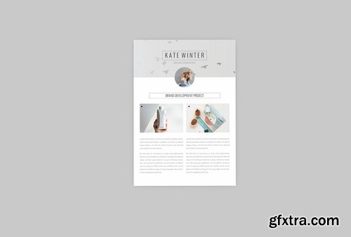 CV Kate Winter Resume Designer