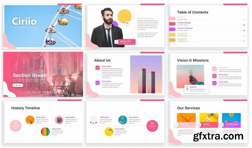 Ciriio - Colorful & Fun Google Slides Template