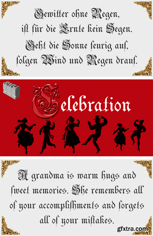 Celebration Font