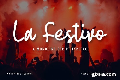 La Festivo Monoline Script Font