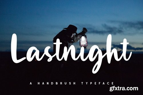 Lastnight Handwritten Script Font