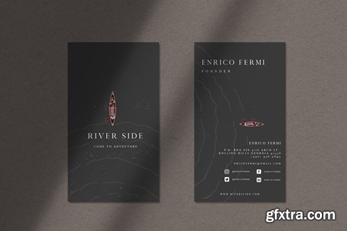 River Side Business Card