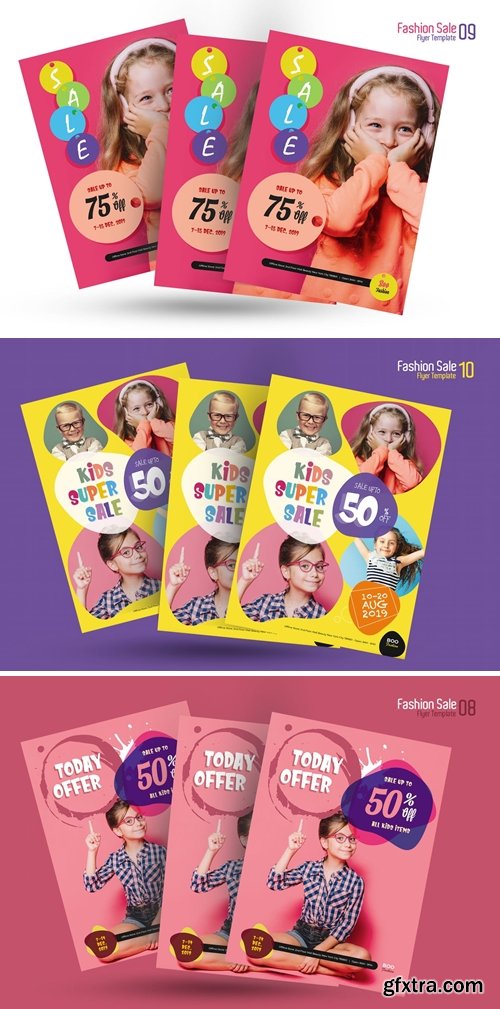 Fashion Sale Flyer Template Bundle