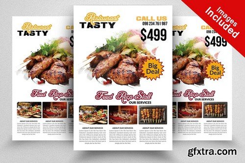 CM - Restaurant Flyer Templates 2100797