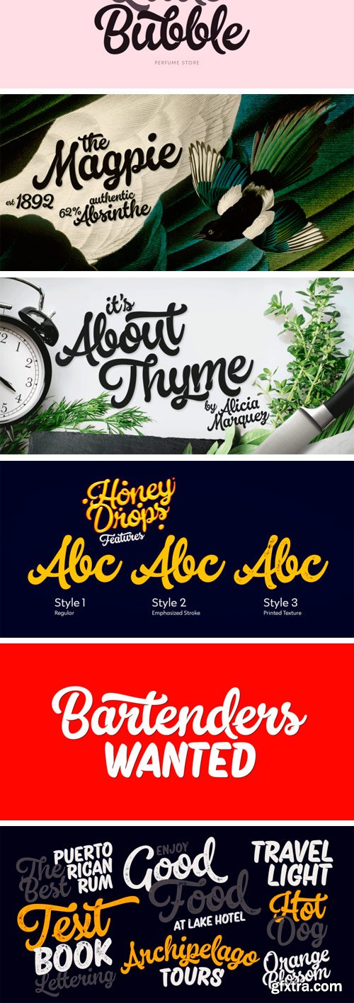 Honey Drops Font Family