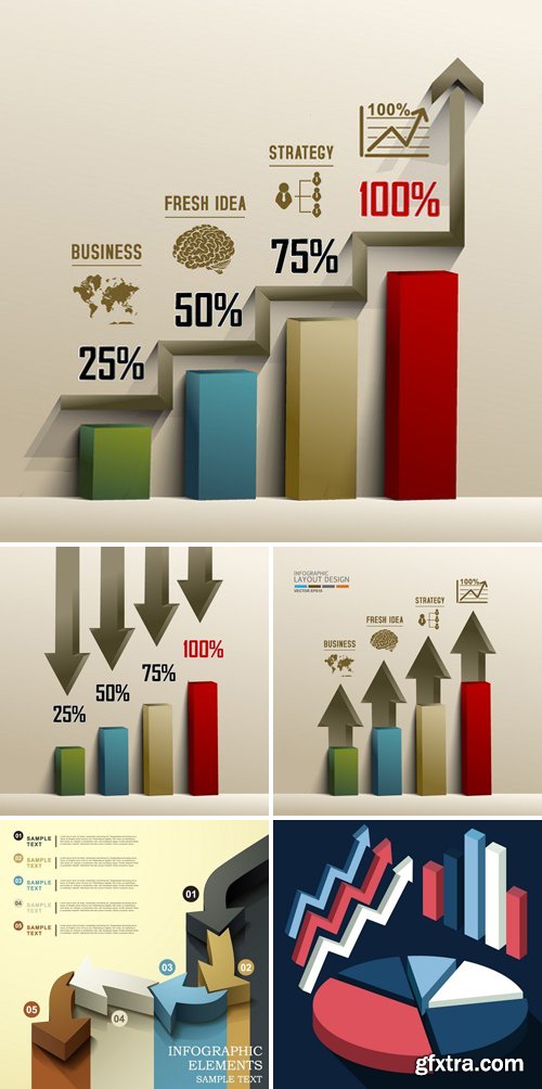 3d Infographic Chart 25