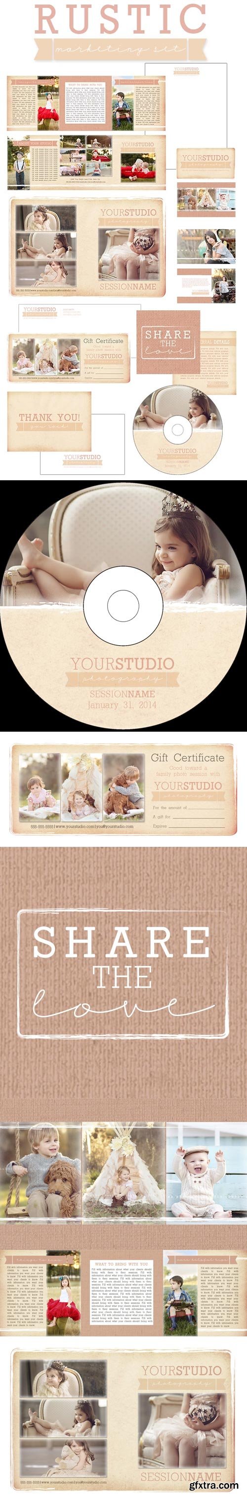 Photographer Resources - Rustic Marketing And Office Forms Bundle