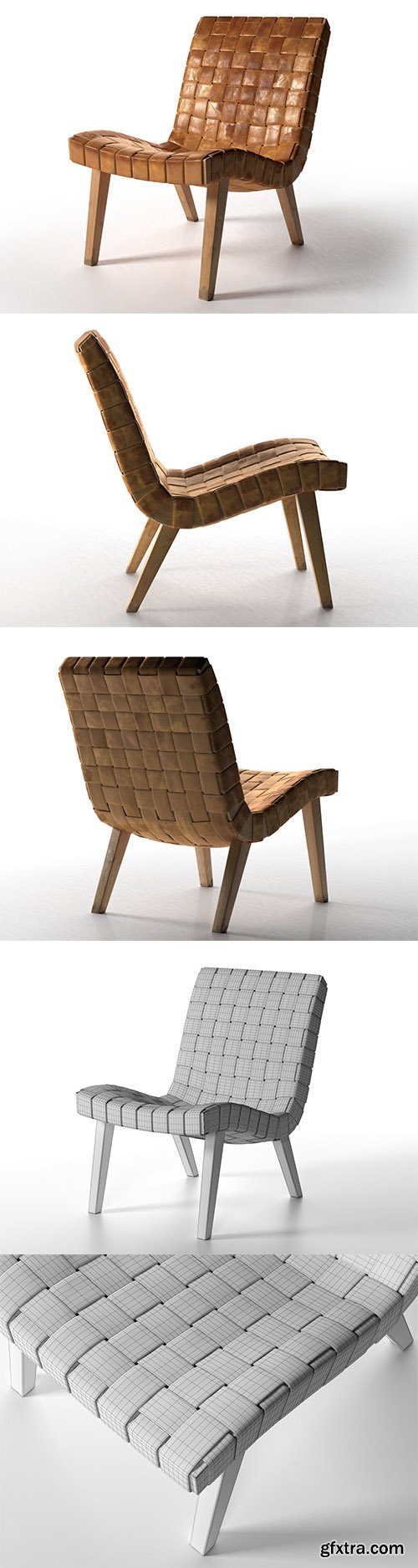 Cgtrader - 654w Lounge Chair 3D model