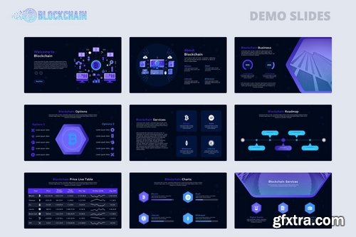 Blockchain PowerPoint business Template