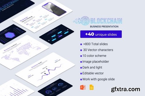 Blockchain PowerPoint business Template