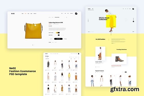 Ne02 - Fashion Ecommerce PSD template