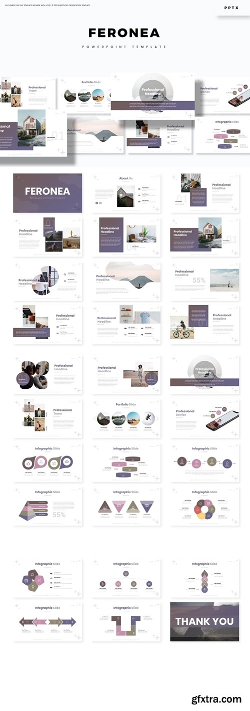 Feronea Powerpoint, Keynote and Google Slides Templates