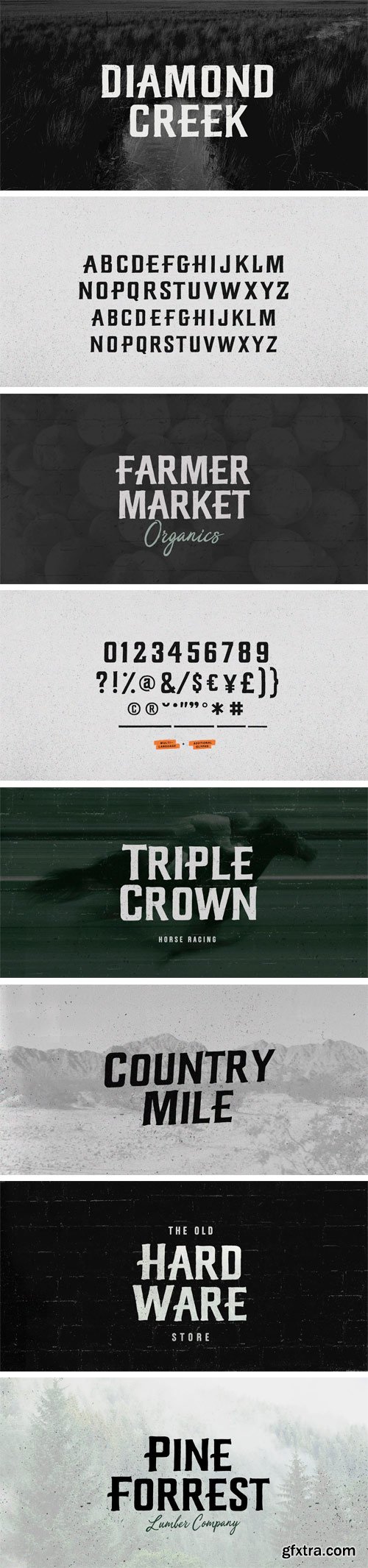 Diamond Creek Font