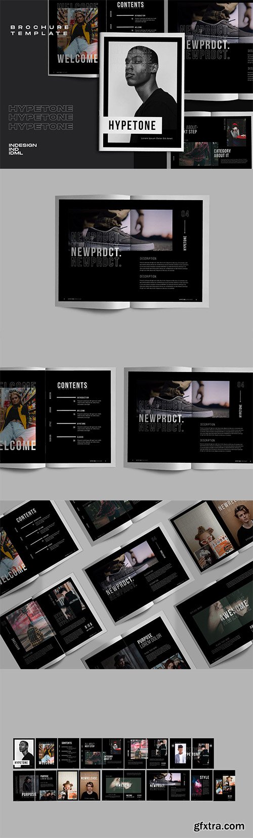 Hypetone - Creative Urban Brochure