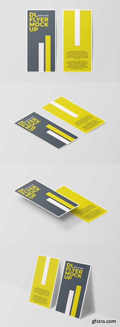 Four DL Flyer Mockups 246505760