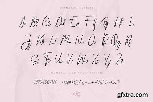 CM - Molita Signature Script Font 3992402