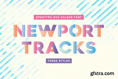 Newport Tracks - Colour Font