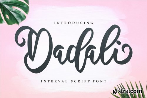 Dadali - Interval Script Font