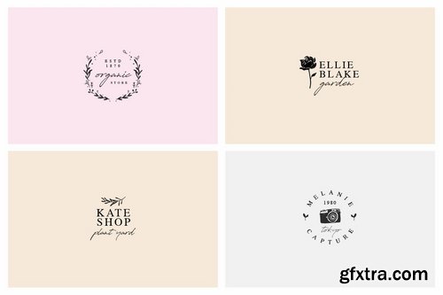 12 Feminine Logos