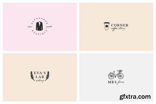 12 Feminine Logos