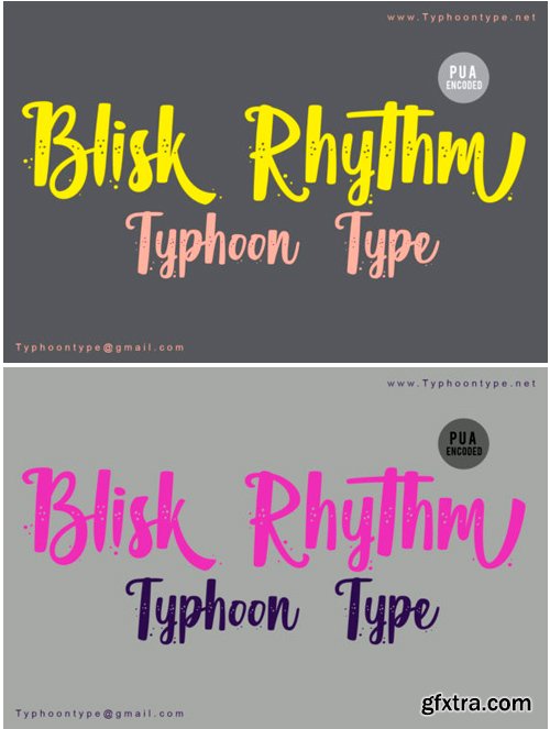 Blisk Rhythm Font