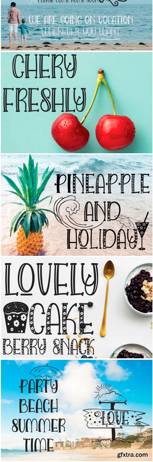 Love and Beach Font