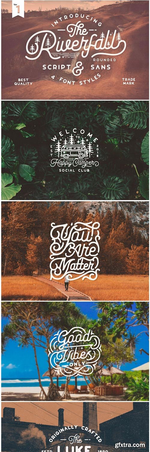 Riverfall Rounded Font