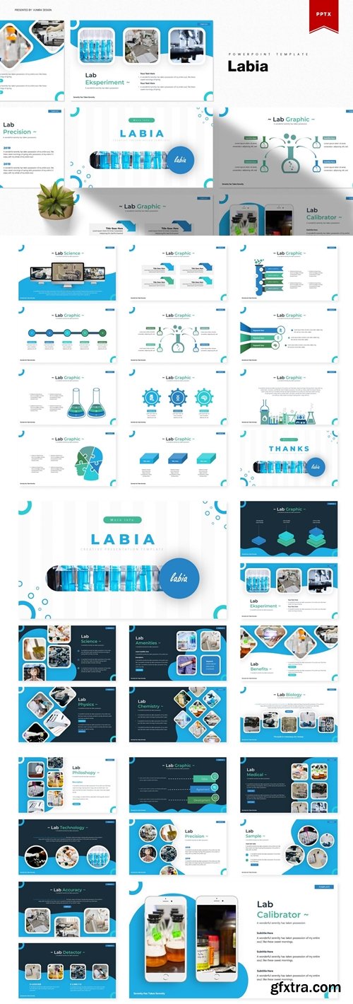 Labia Powerpoint, Keynote and Google Slides Templates