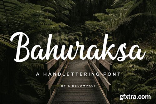 Bahuraksa - A handlettering Font