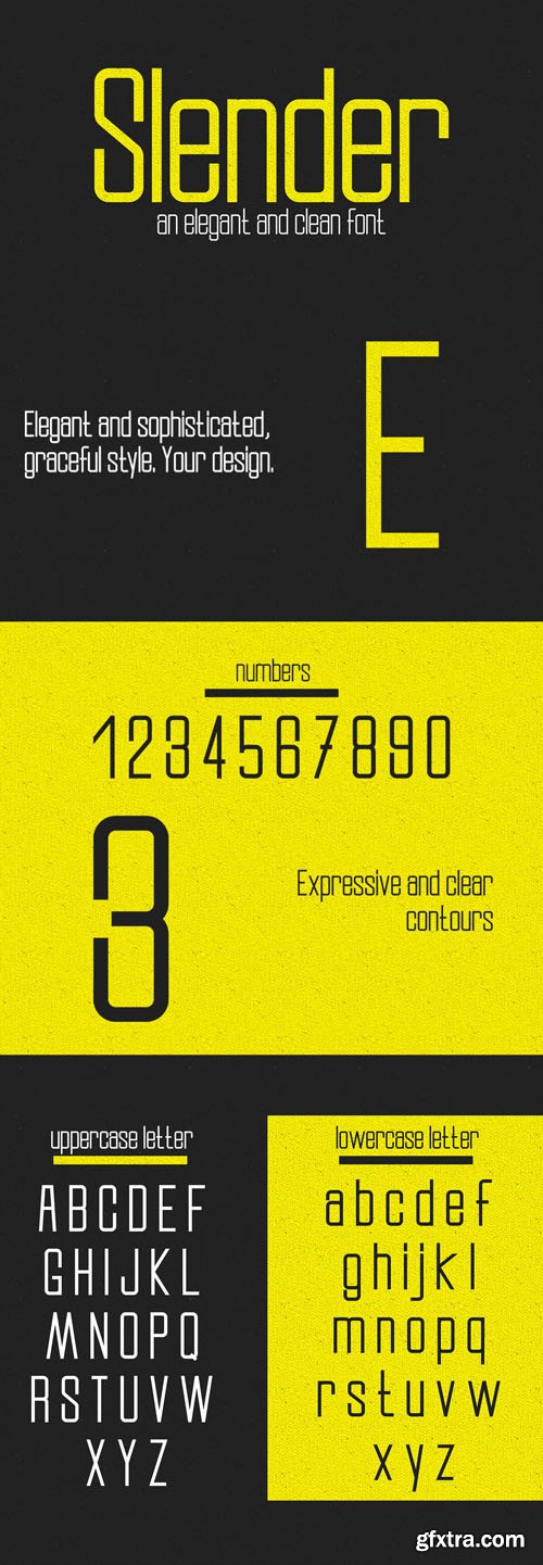 Slenderrar - Elegant & Clean Font Family