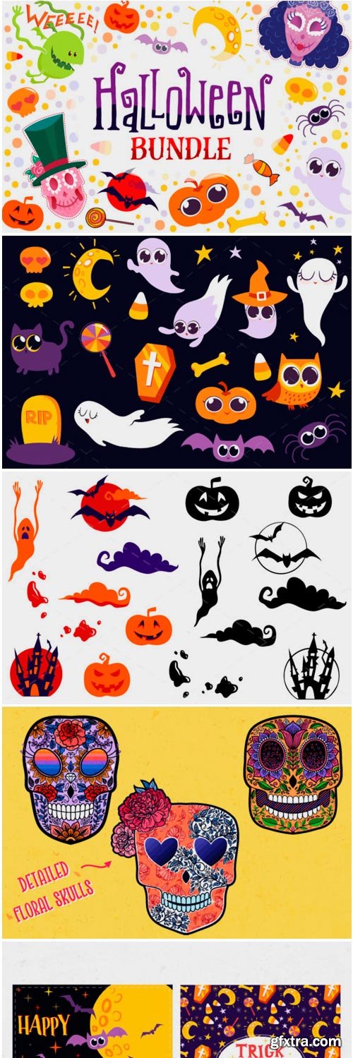 Halloween Bundle - 90 Elements 1680114