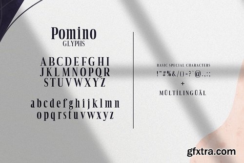 Pomino - Modern Serif Font Family