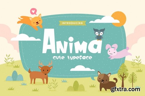 Anima - Fun Children Typeface